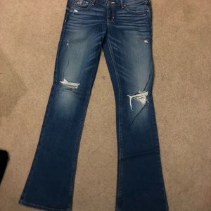 Hollister Boot Cut Holey Jean
